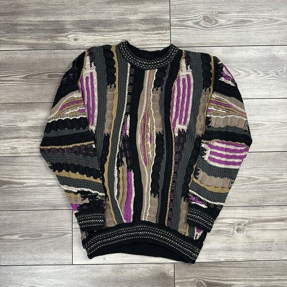 Vintage Carlo Alberto Coogi Style Knit Sweater - Picture 1 of 4